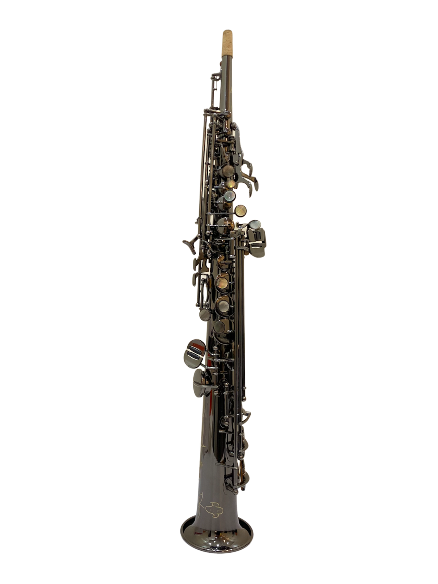 Rivera KSeries Straight Soprano Saxophone - Black Nickel Finish