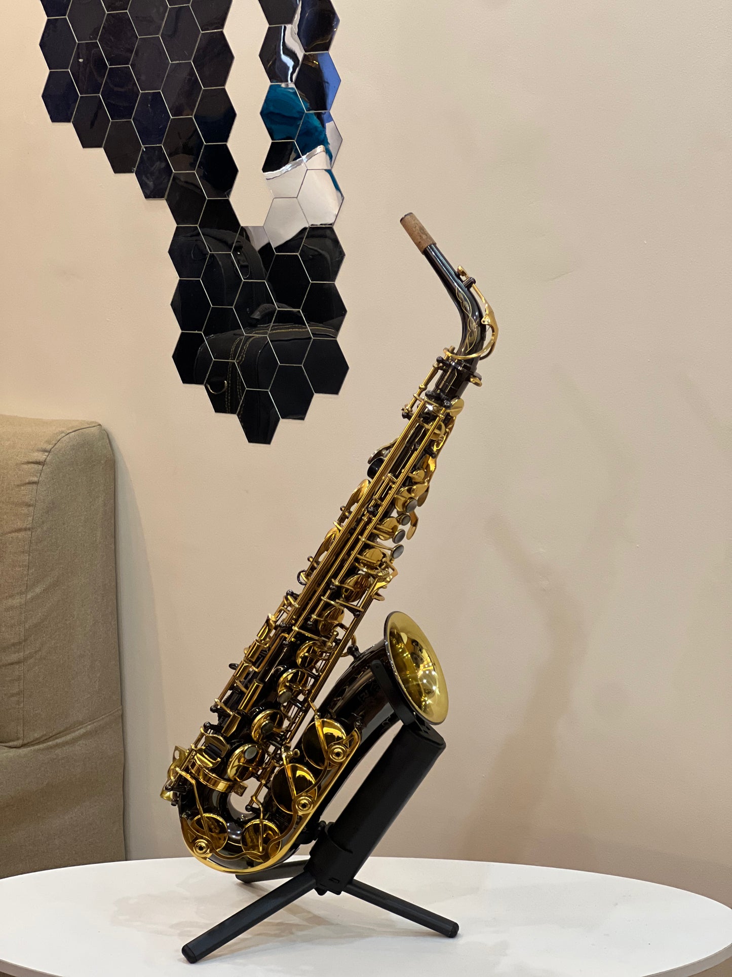 Rivera R62 Alto Saxophone - Black & Gold Finish
