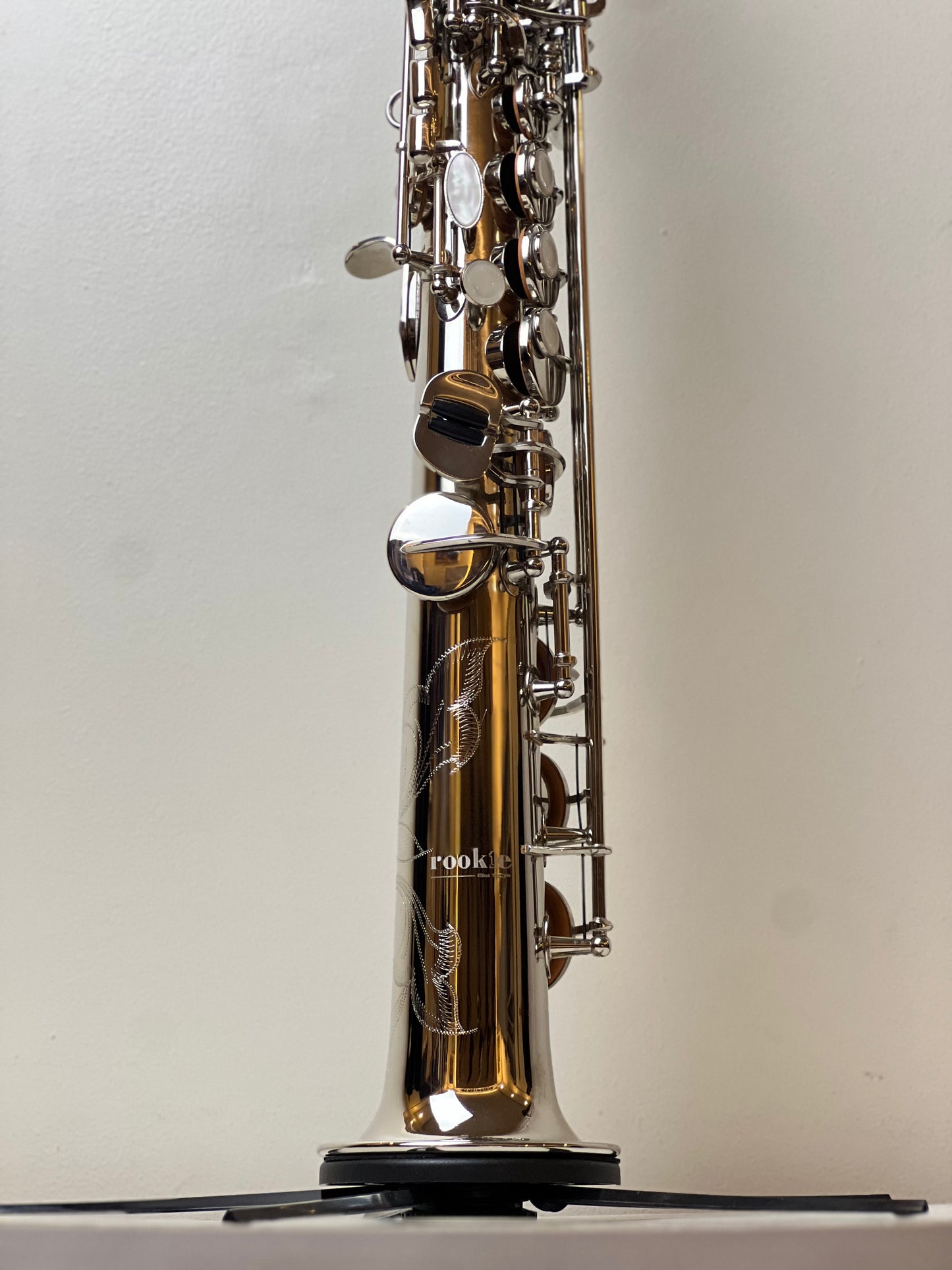 Rookie Straight Soprano Saxophone - Nickel Silver Finish
