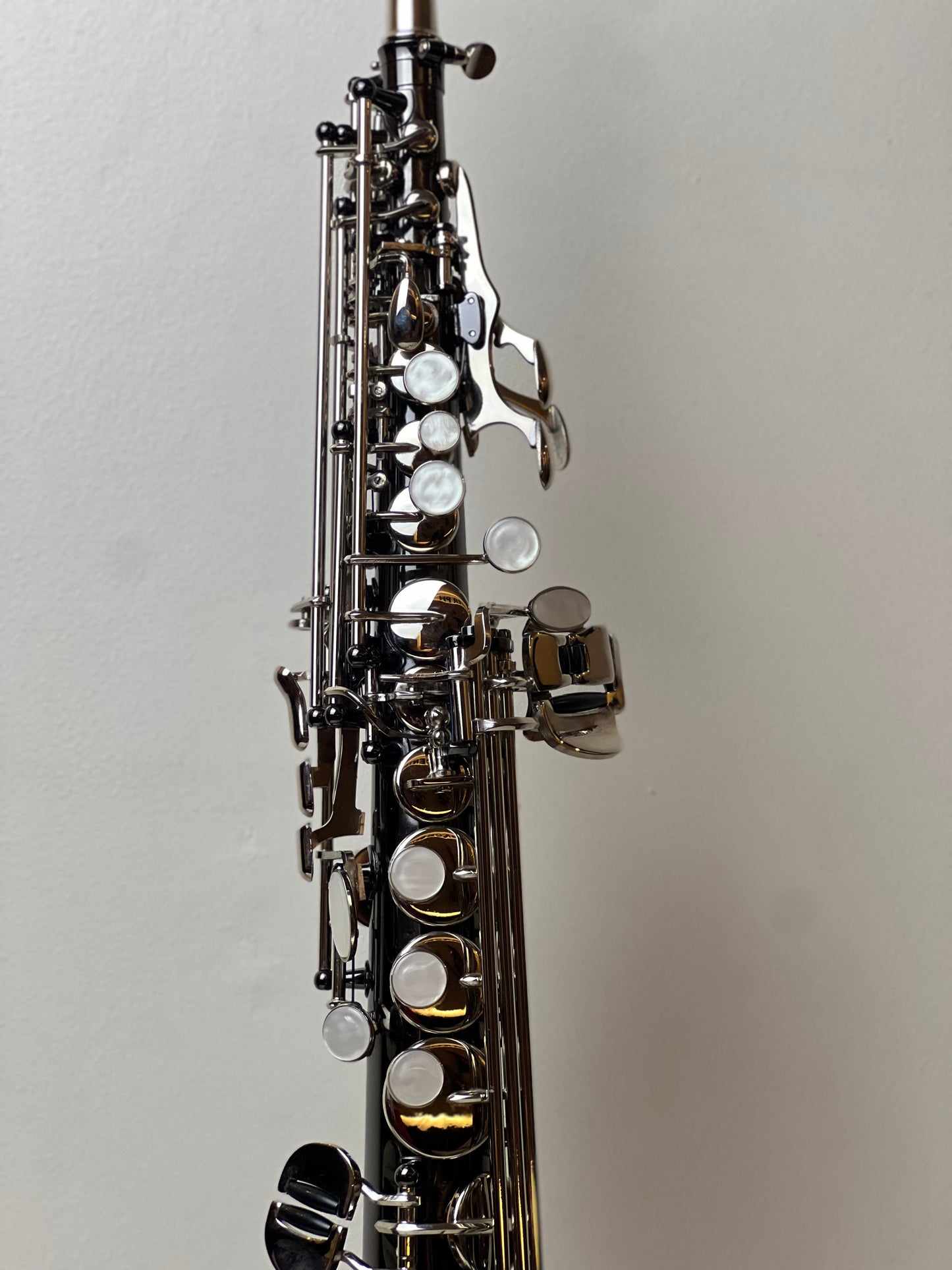 Rookie Straight Soprano Saxophone - Black Silver Finish
