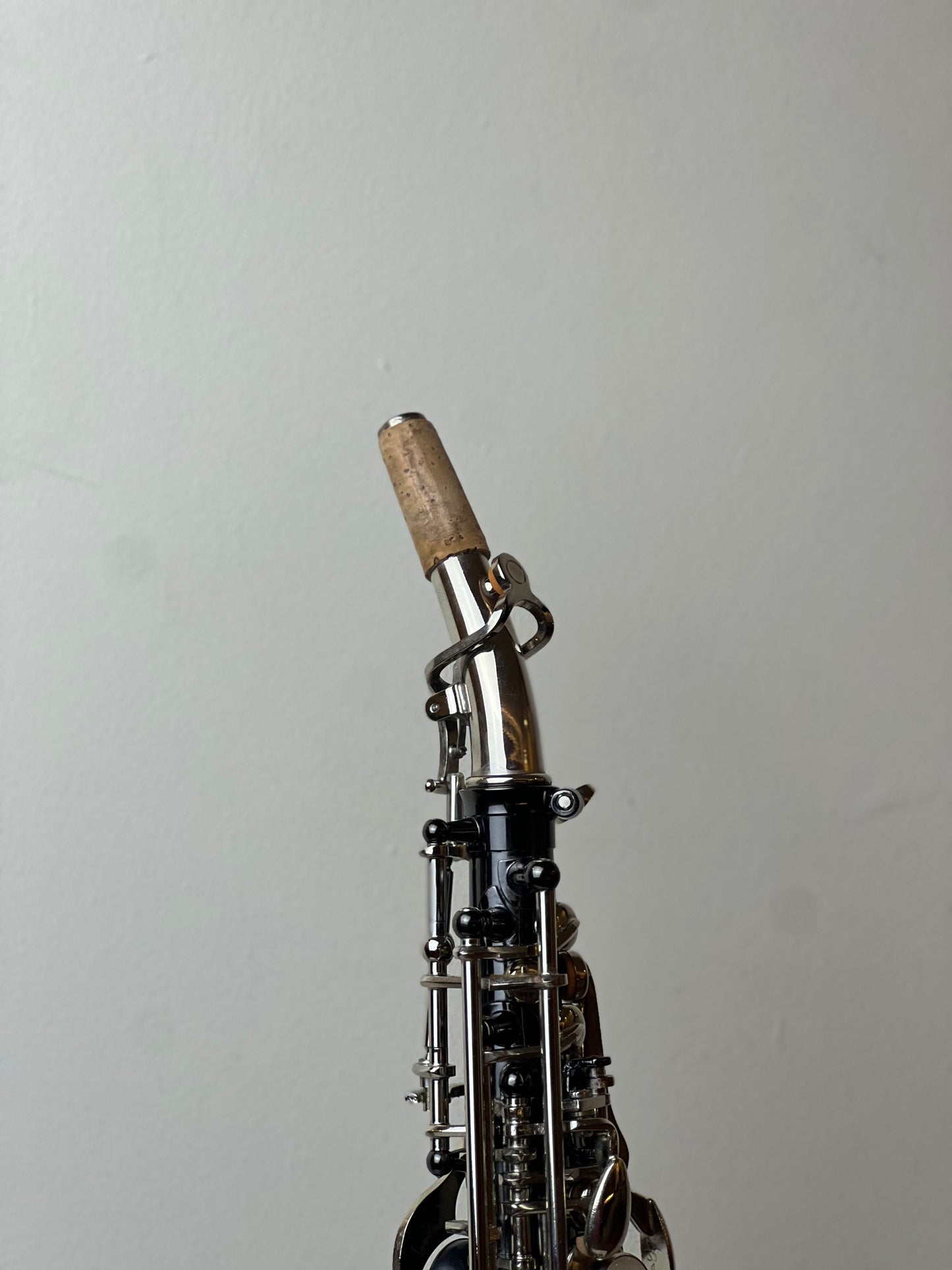 Rookie Straight Soprano Saxophone - Black Silver Finish