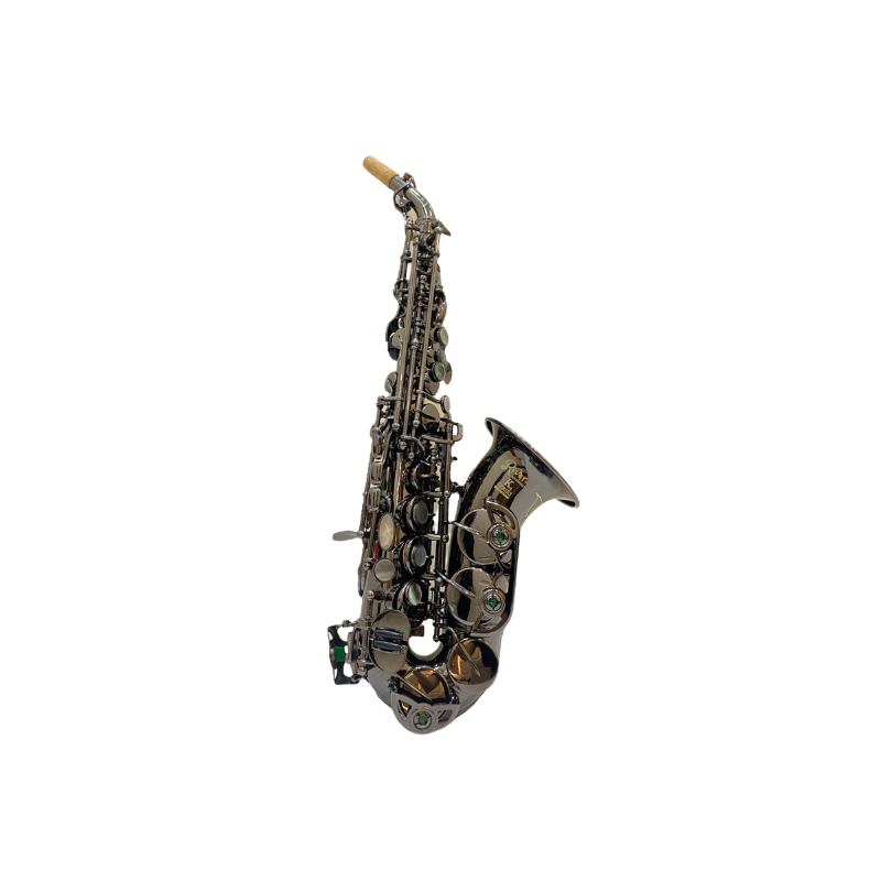 Rivera KSeries Curved Soprano Saxophone - Black Nickel Finish