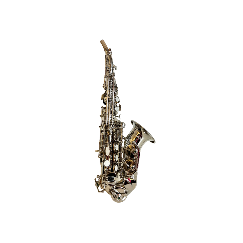 Rookie Curved Soprano Saxophone - Nickel Silver Finish