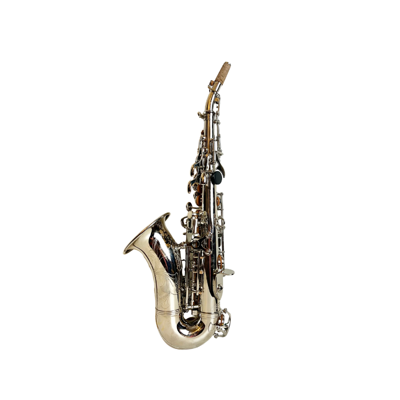 Rookie Curved Soprano Saxophone - Nickel Silver Finish