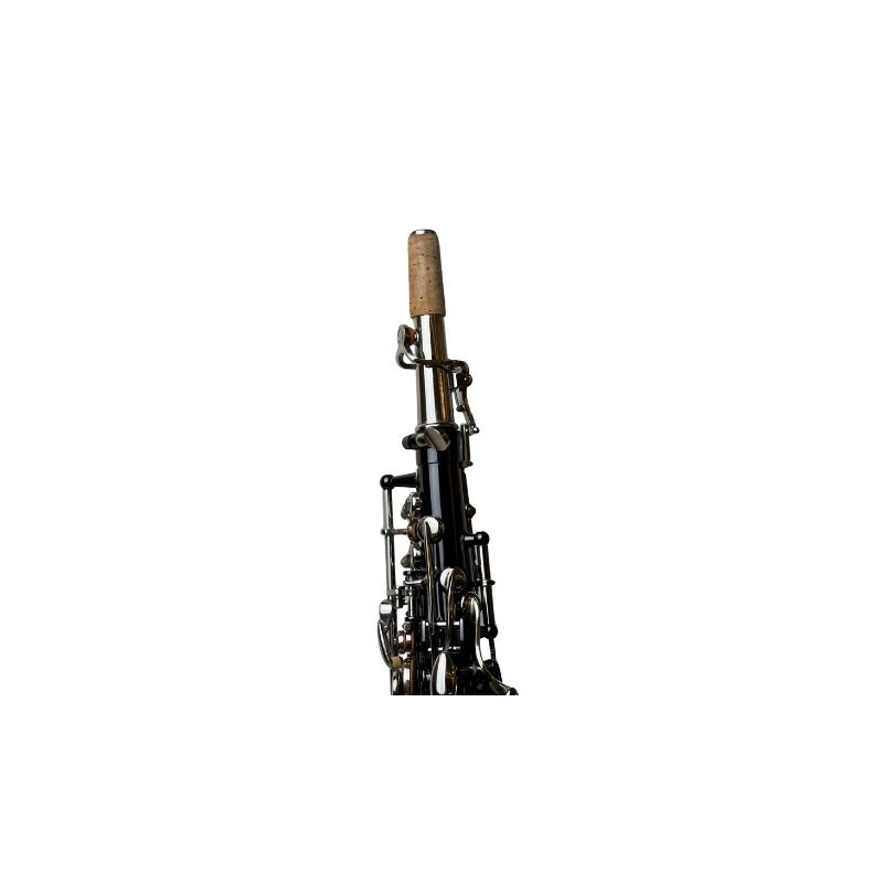 Rookie Straight Soprano Saxophone - Black Silver Finish