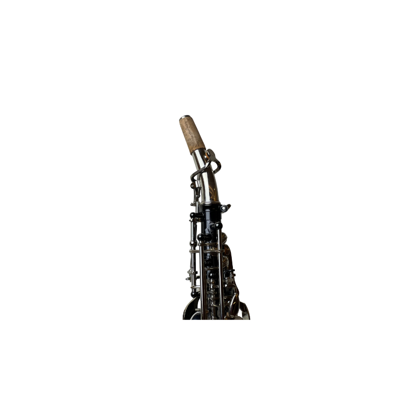 Rookie Straight Soprano Saxophone - Black Silver Finish