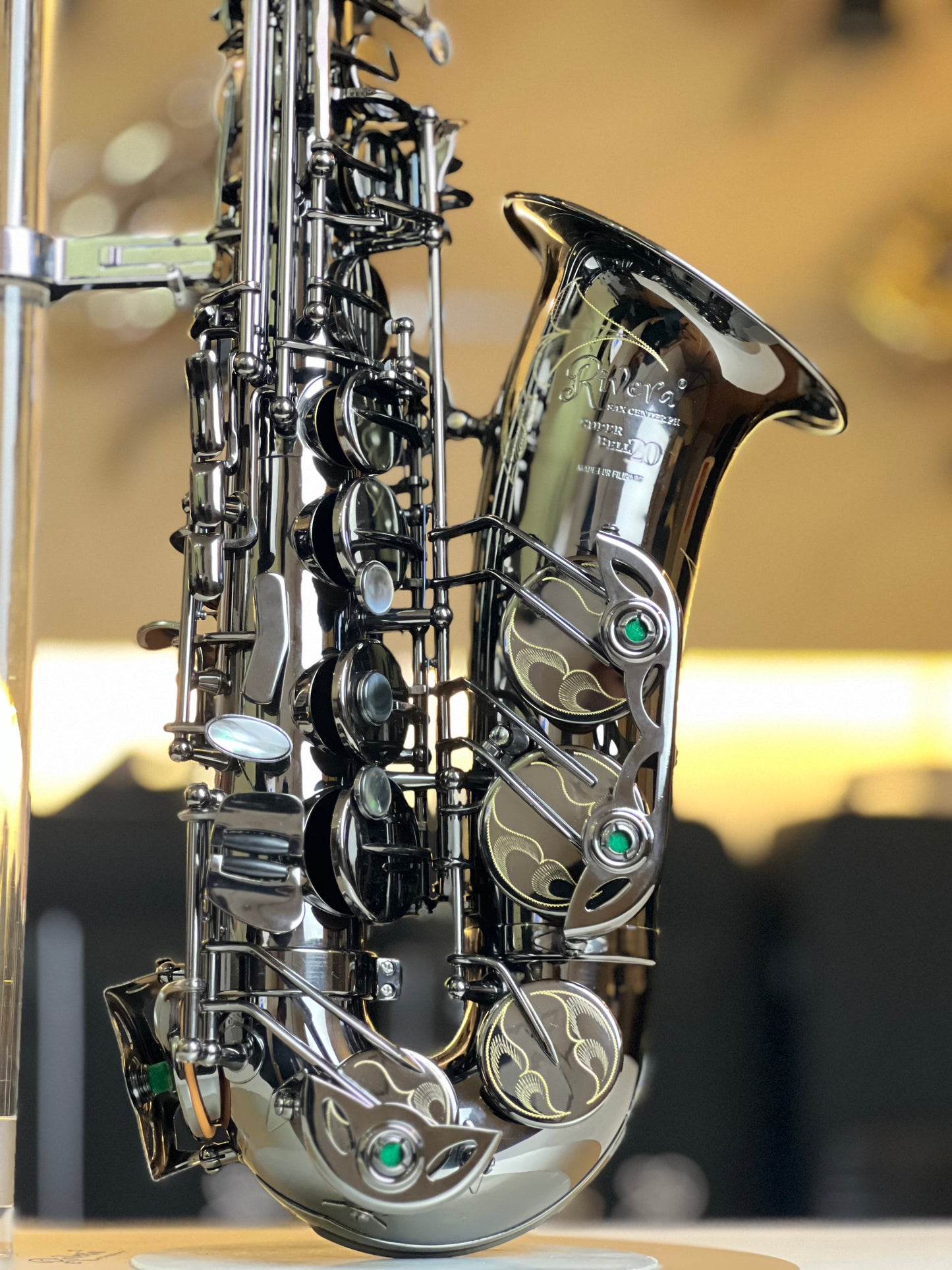 Rivera SB20 Alto Saxophone Black Nickel Finish