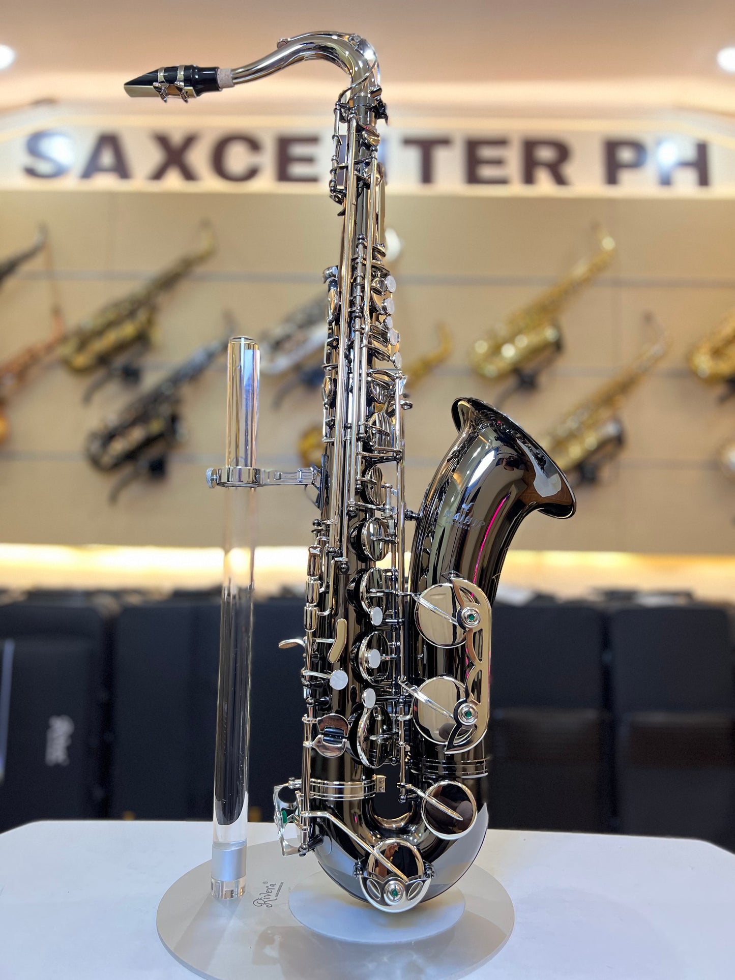 Kaihip Tenor Saxophone - Black & Nickel Silver Finish