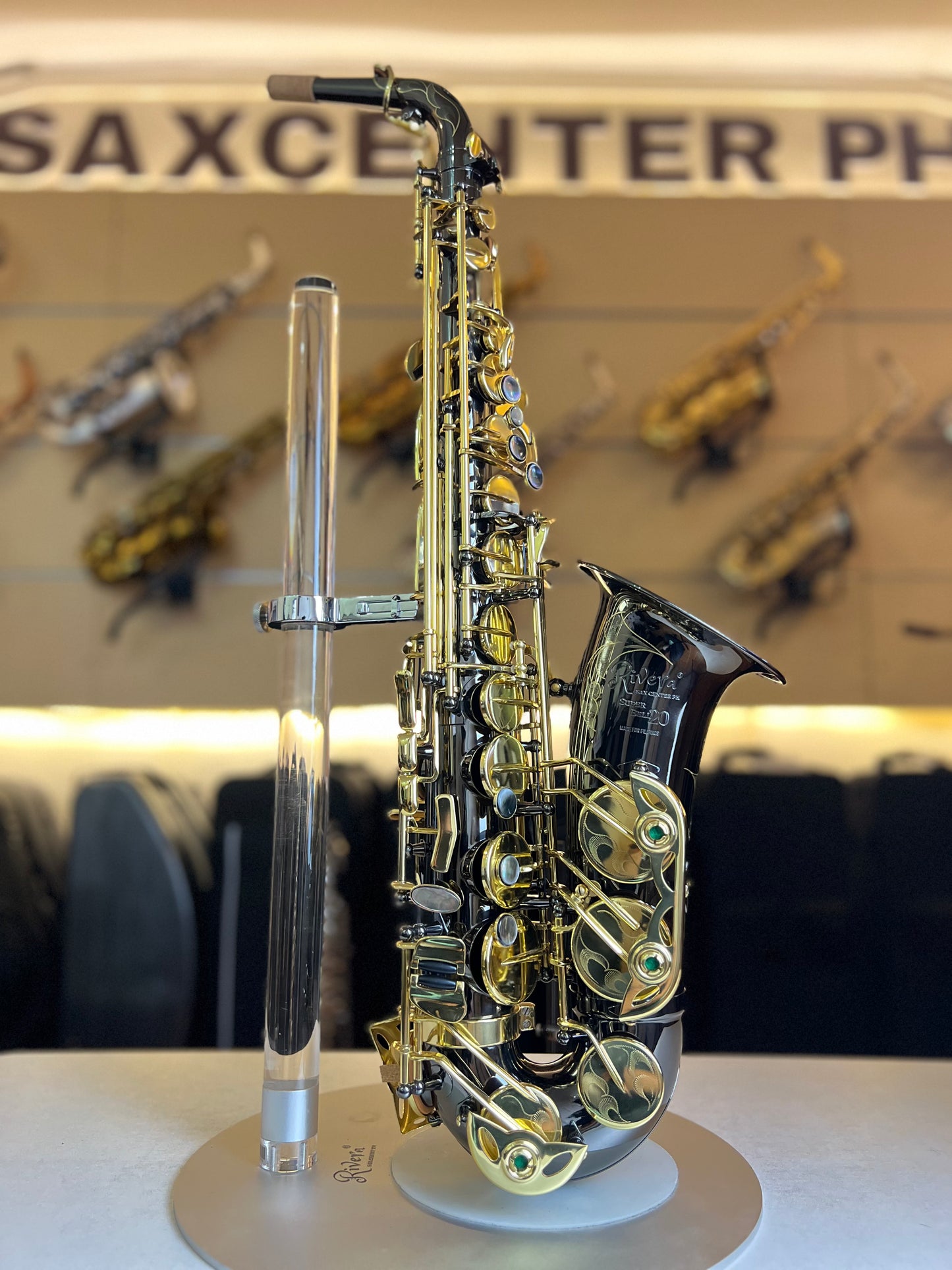 Rivera SB20 Alto Saxophone - Black & Gold