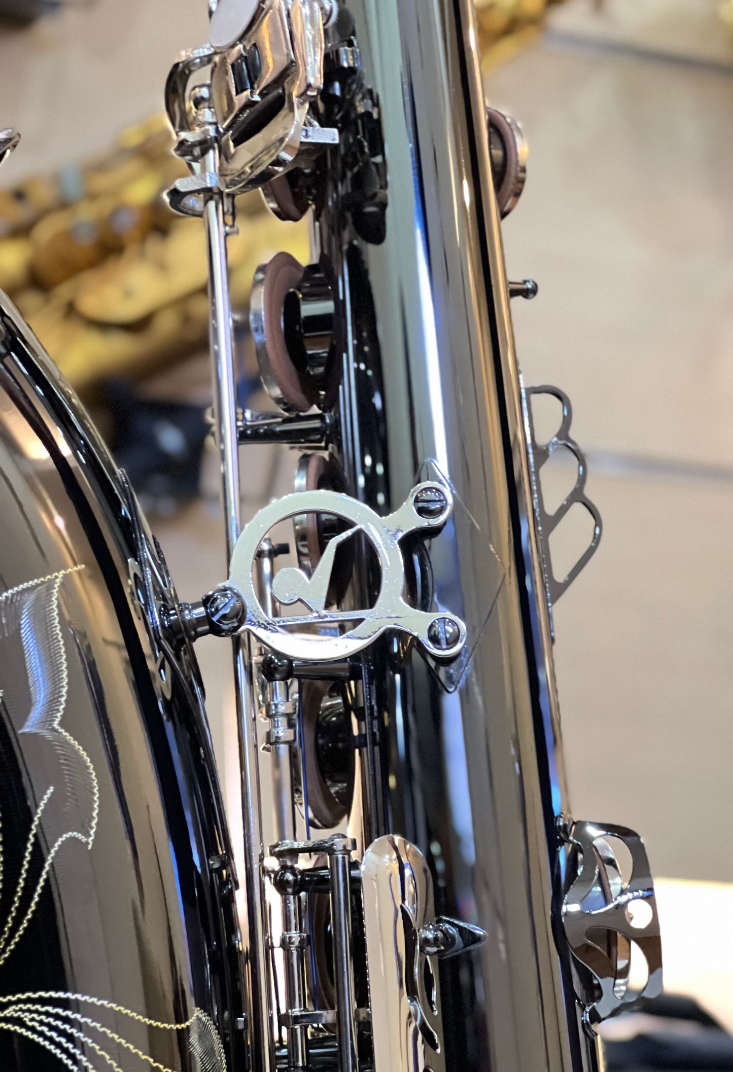 Kaihip Tenor Saxophone - Black & Nickel Silver Finish