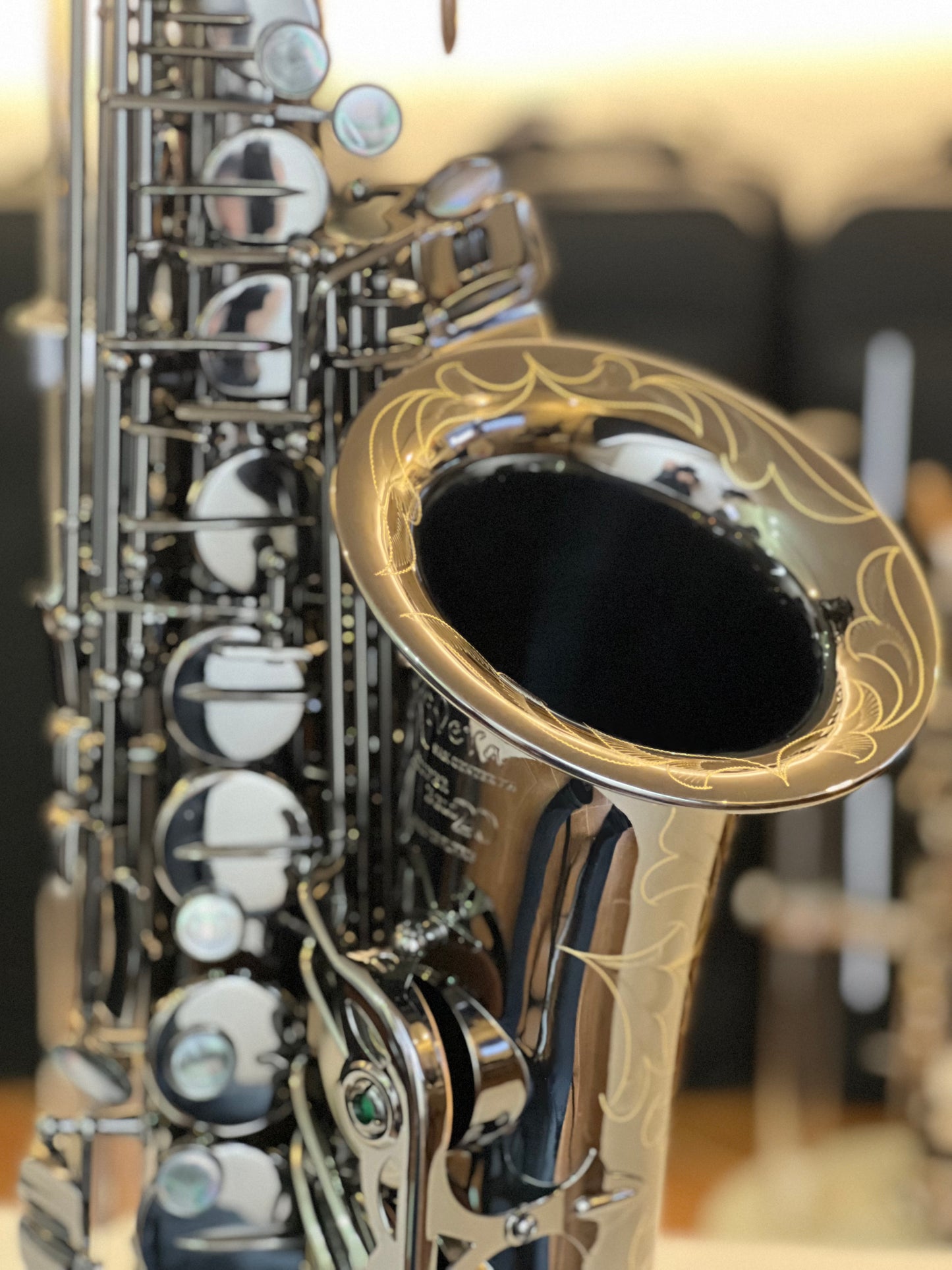 Rivera SB20 Alto Saxophone Black Nickel Finish