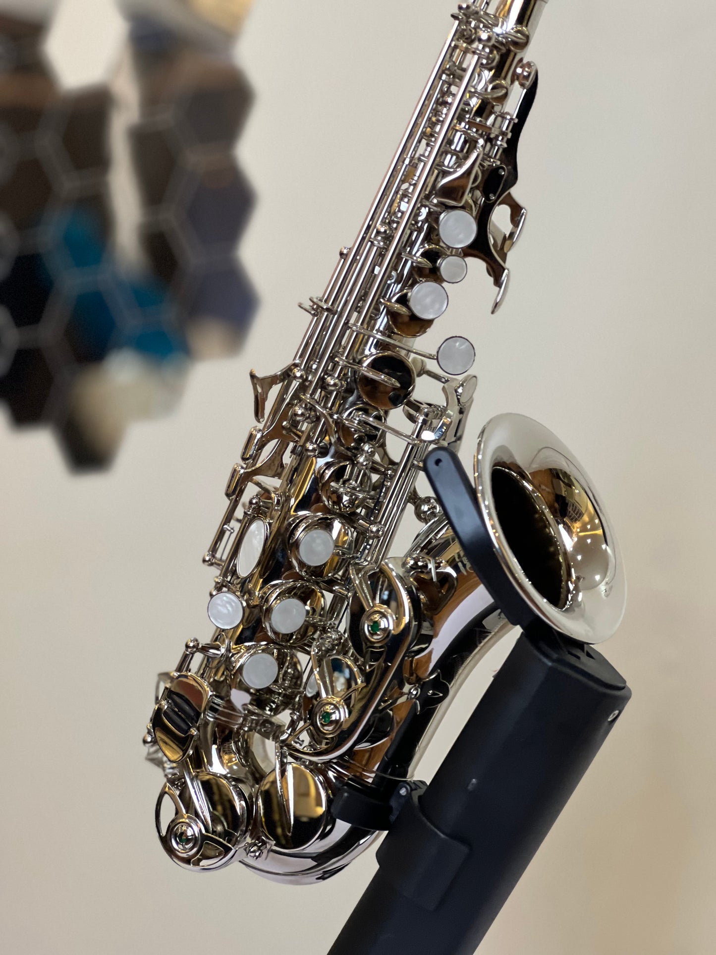 Rookie Curved Soprano Saxophone - Nickel Silver Finish