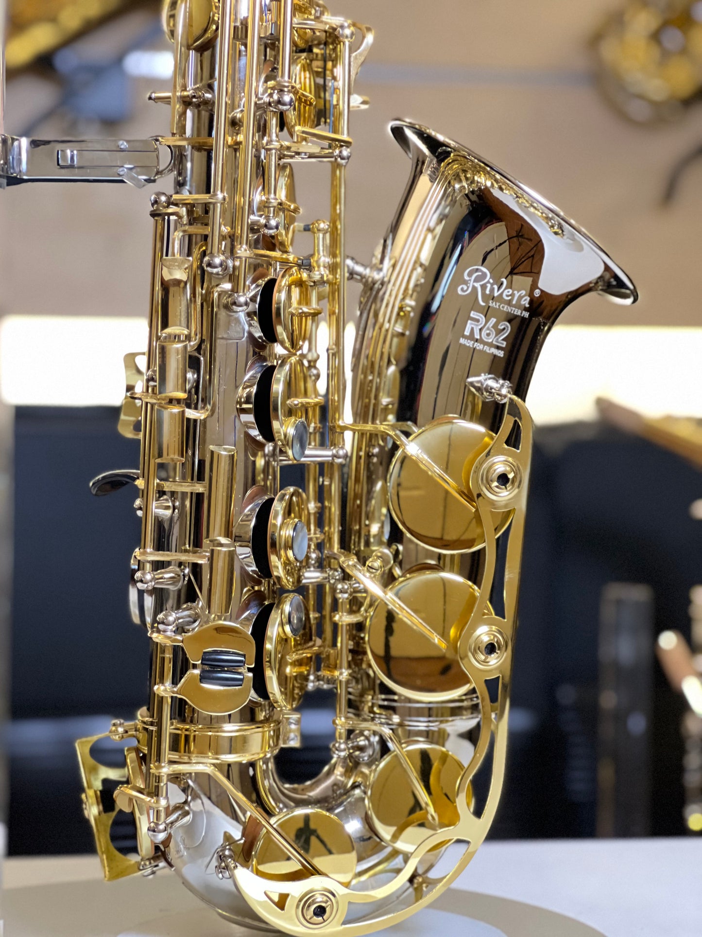 Rivera R62 Alto Saxophone - Silver & Gold Finish