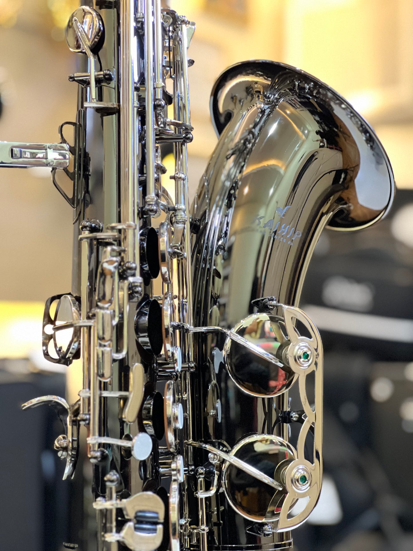 Kaihip Tenor Saxophone - Black & Nickel Silver Finish