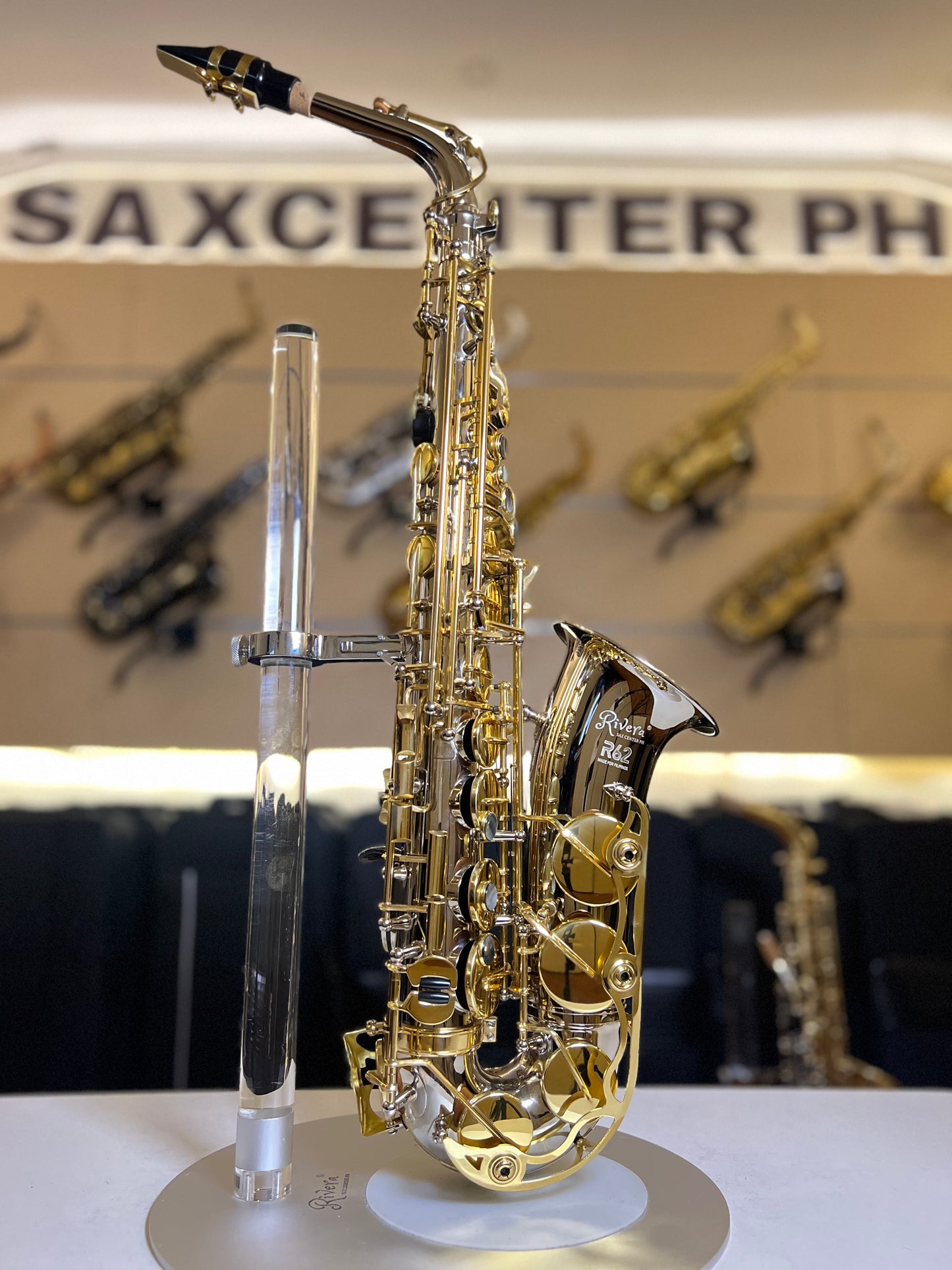Rivera R62 Alto Saxophone - Silver & Gold Finish