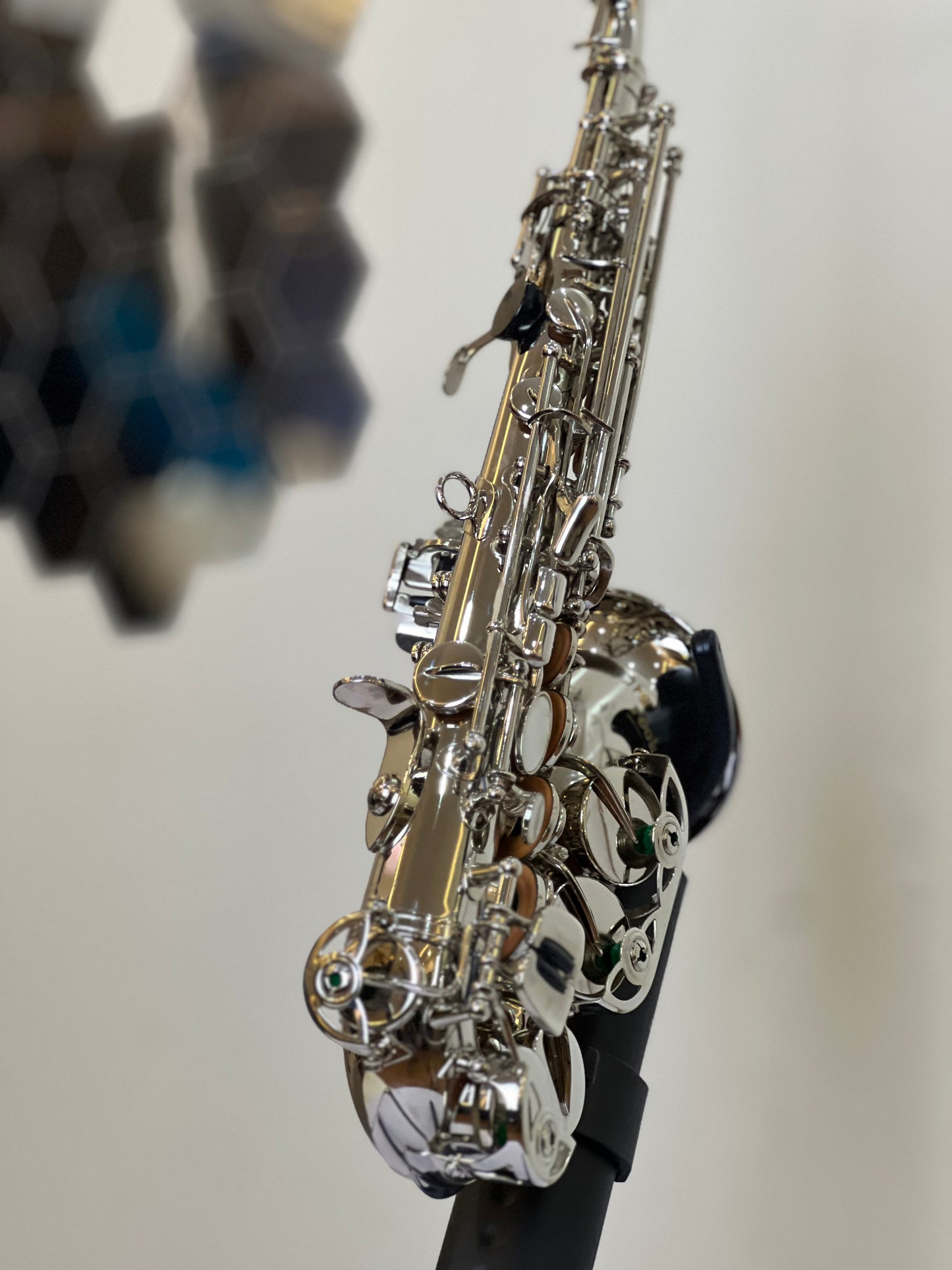 Rookie Curved Soprano Saxophone - Nickel Silver Finish