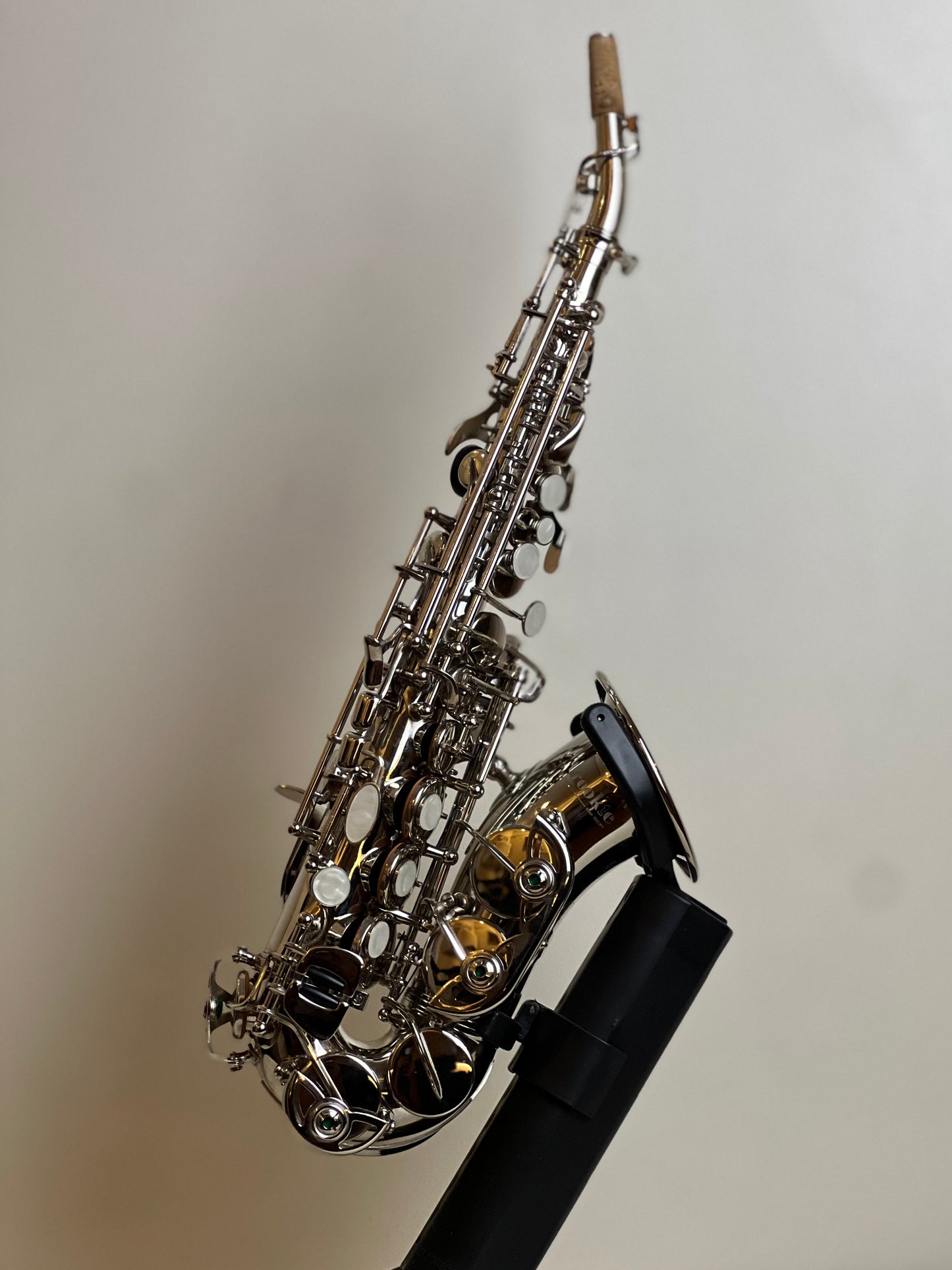 Rookie Curved Soprano Saxophone - Nickel Silver Finish