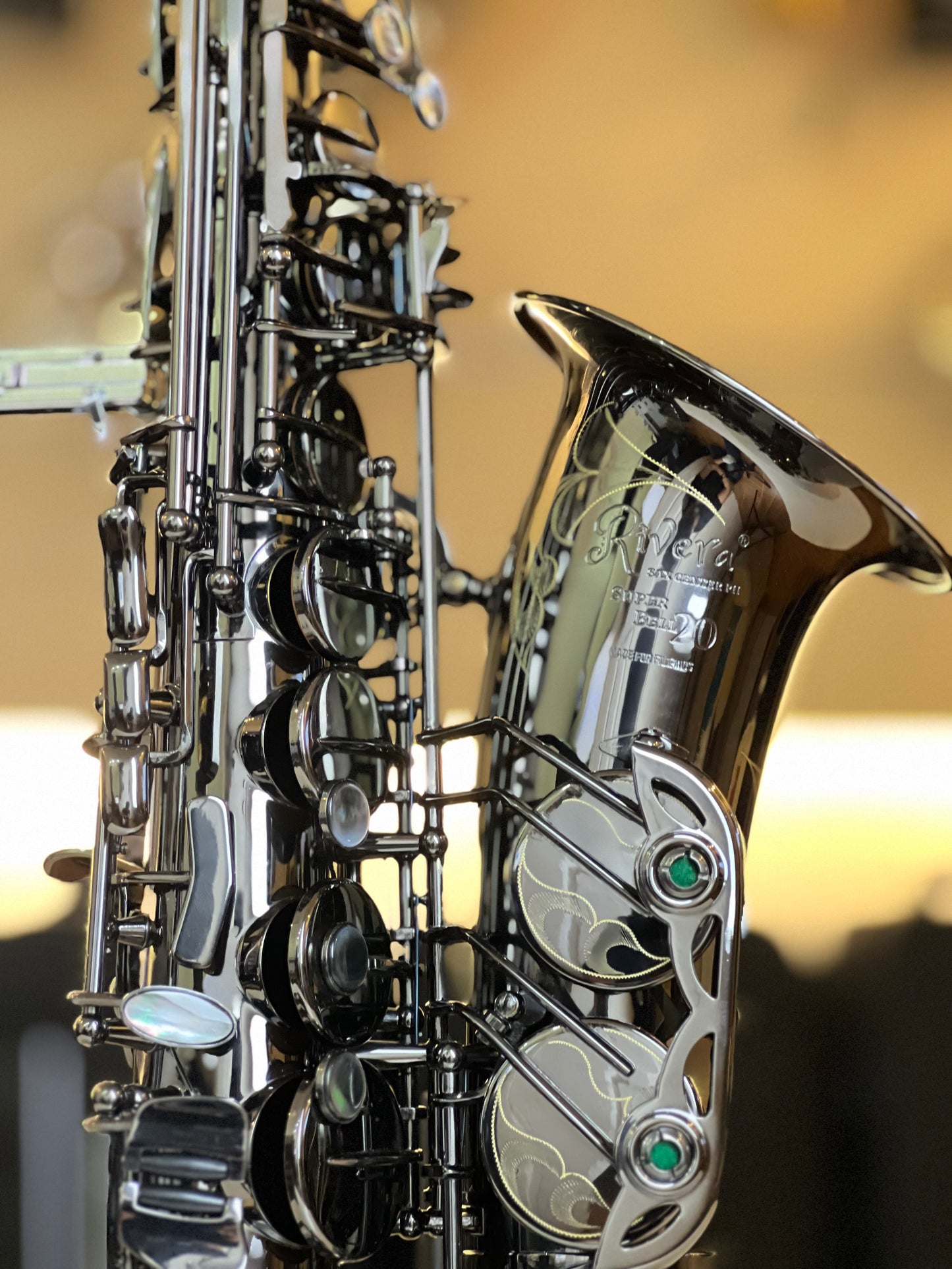 Rivera SB20 Alto Saxophone Black Nickel Finish