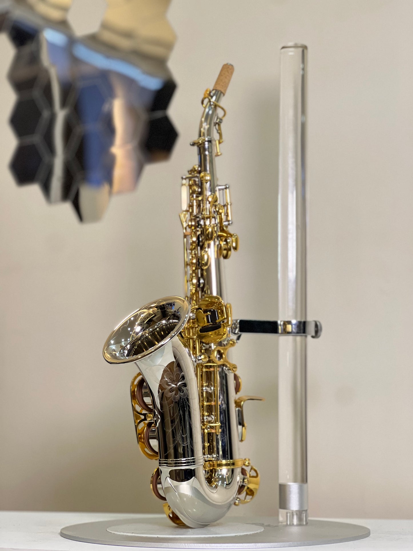Rivera KSeries Curved Soprano Saxophone - 2Tone Finish