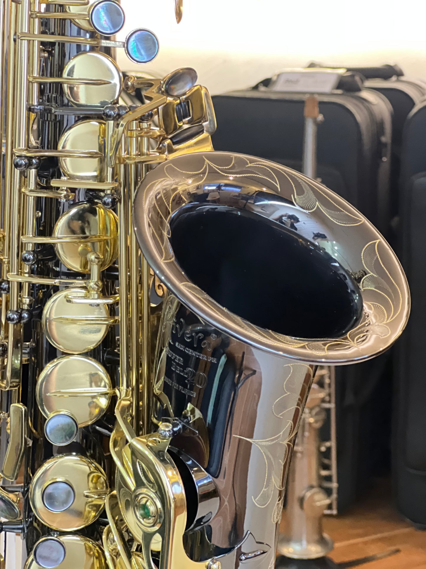 Rivera SB20 Alto Saxophone - Black & Gold