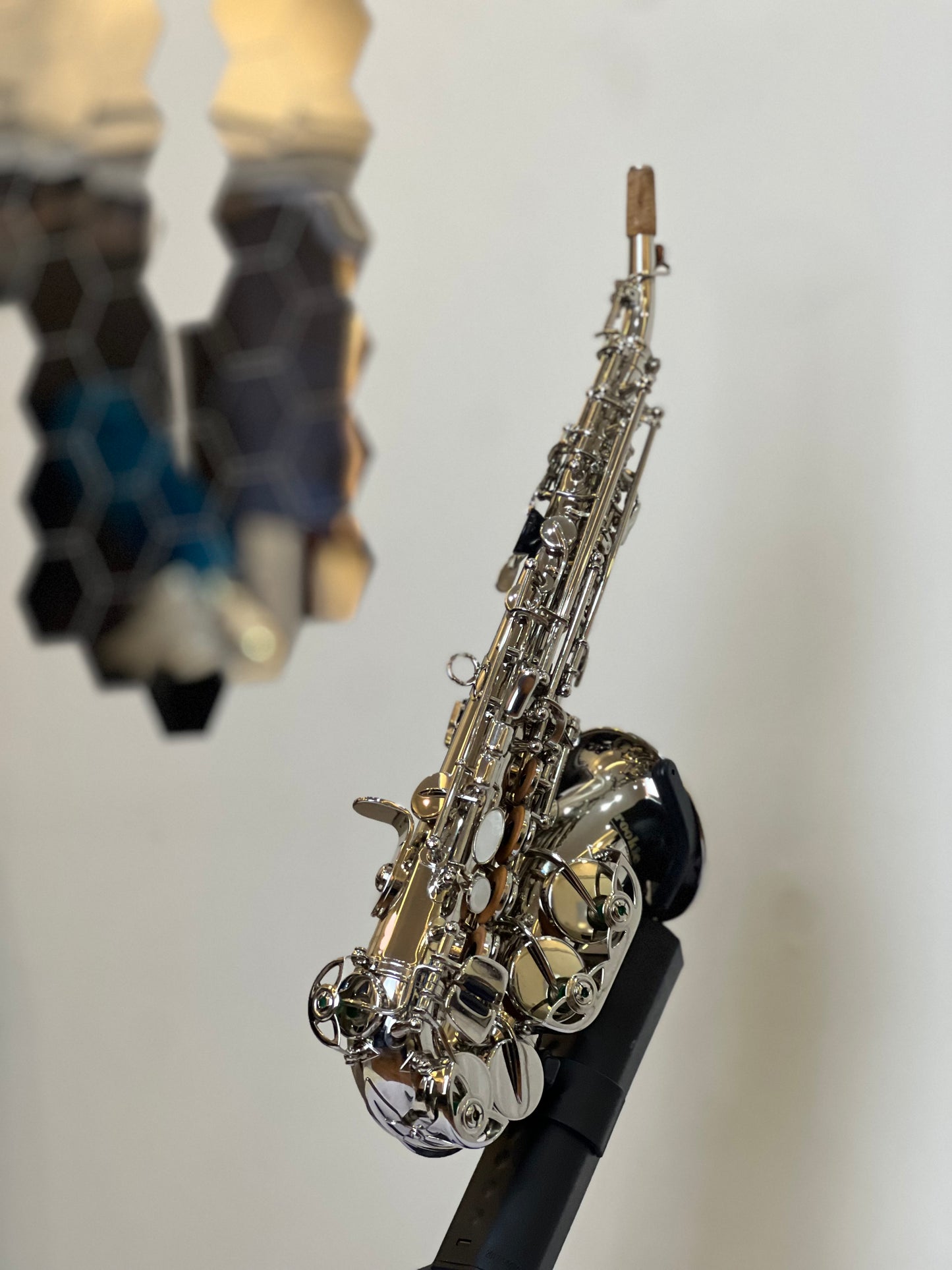 Rookie Curved Soprano Saxophone - Nickel Silver Finish