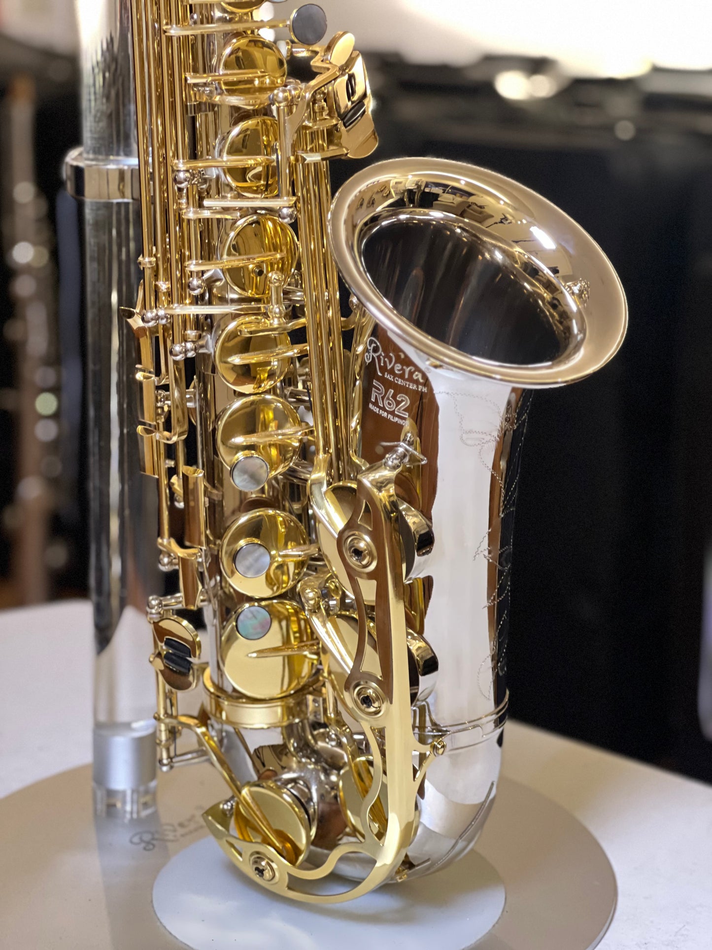 Rivera R62 Alto Saxophone - Silver & Gold Finish