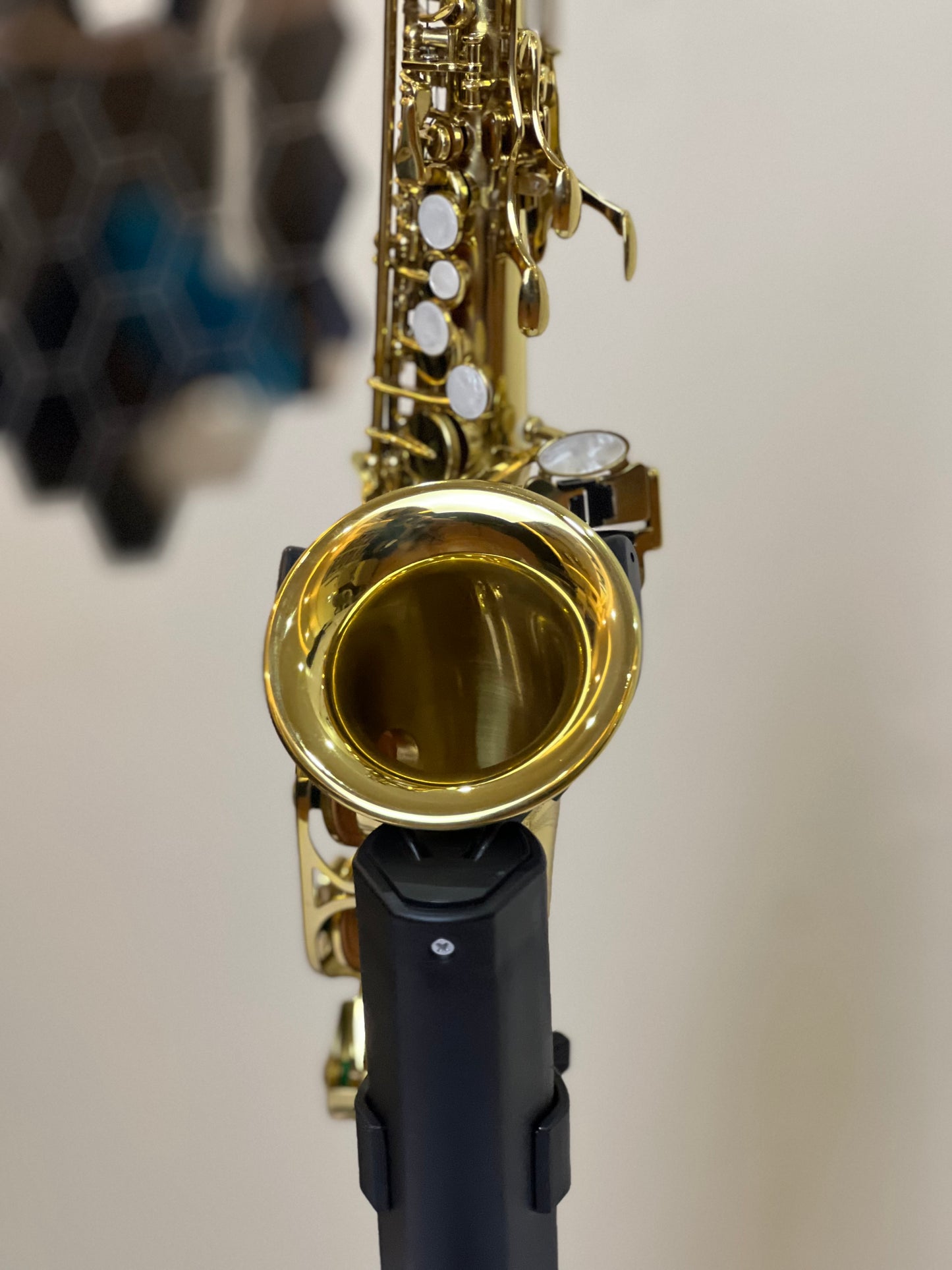 Rookie by SCP Curve Soprano Saxophone - Classic Finish