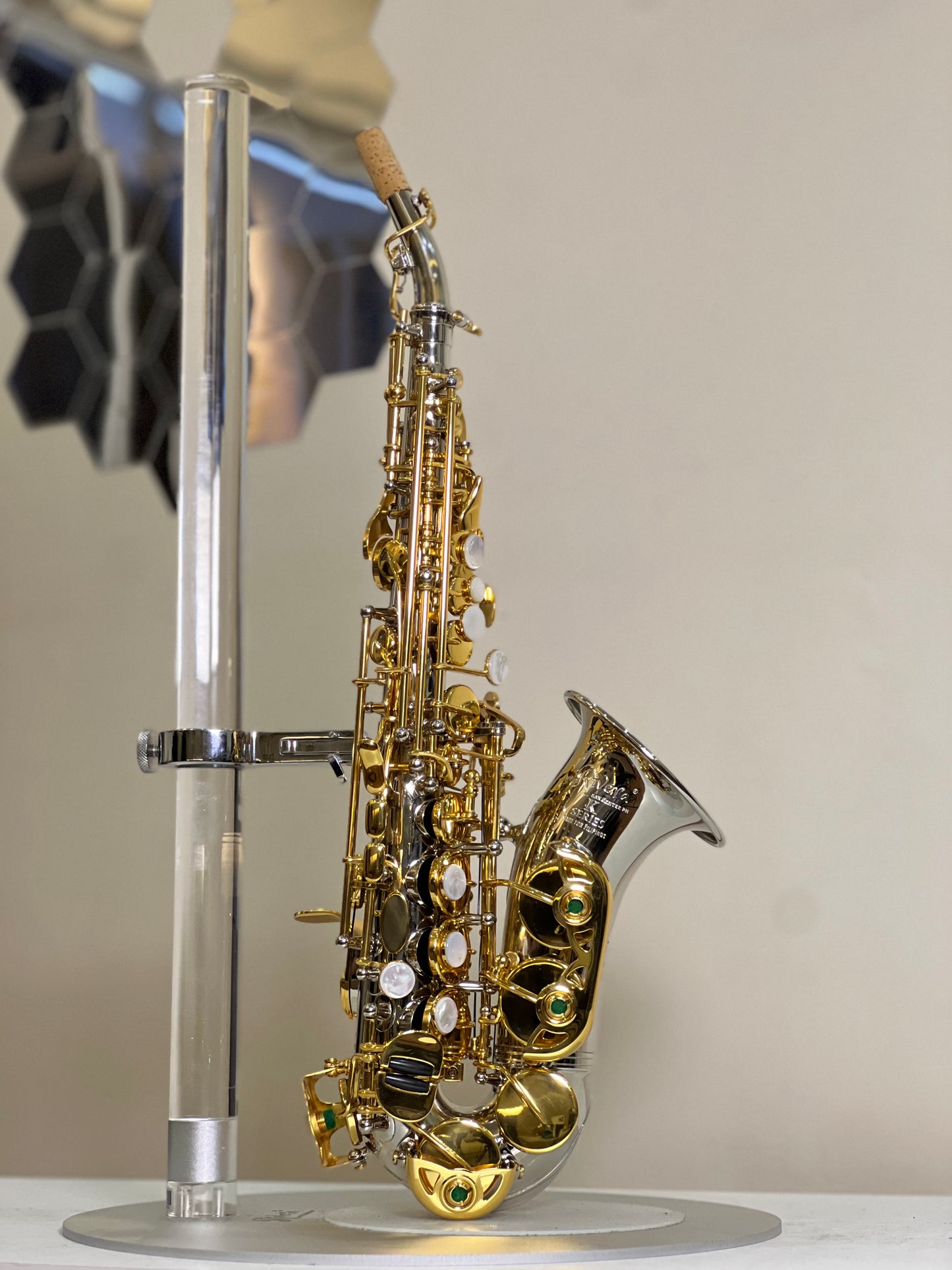 Rivera KSeries Curved Soprano Saxophone - 2Tone Finish