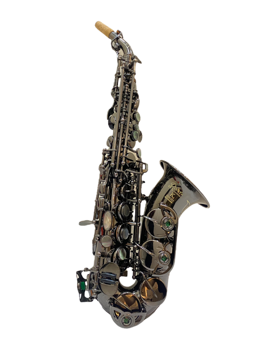 Rivera KSeries Curved Soprano Saxophone - Black Nickel Finish