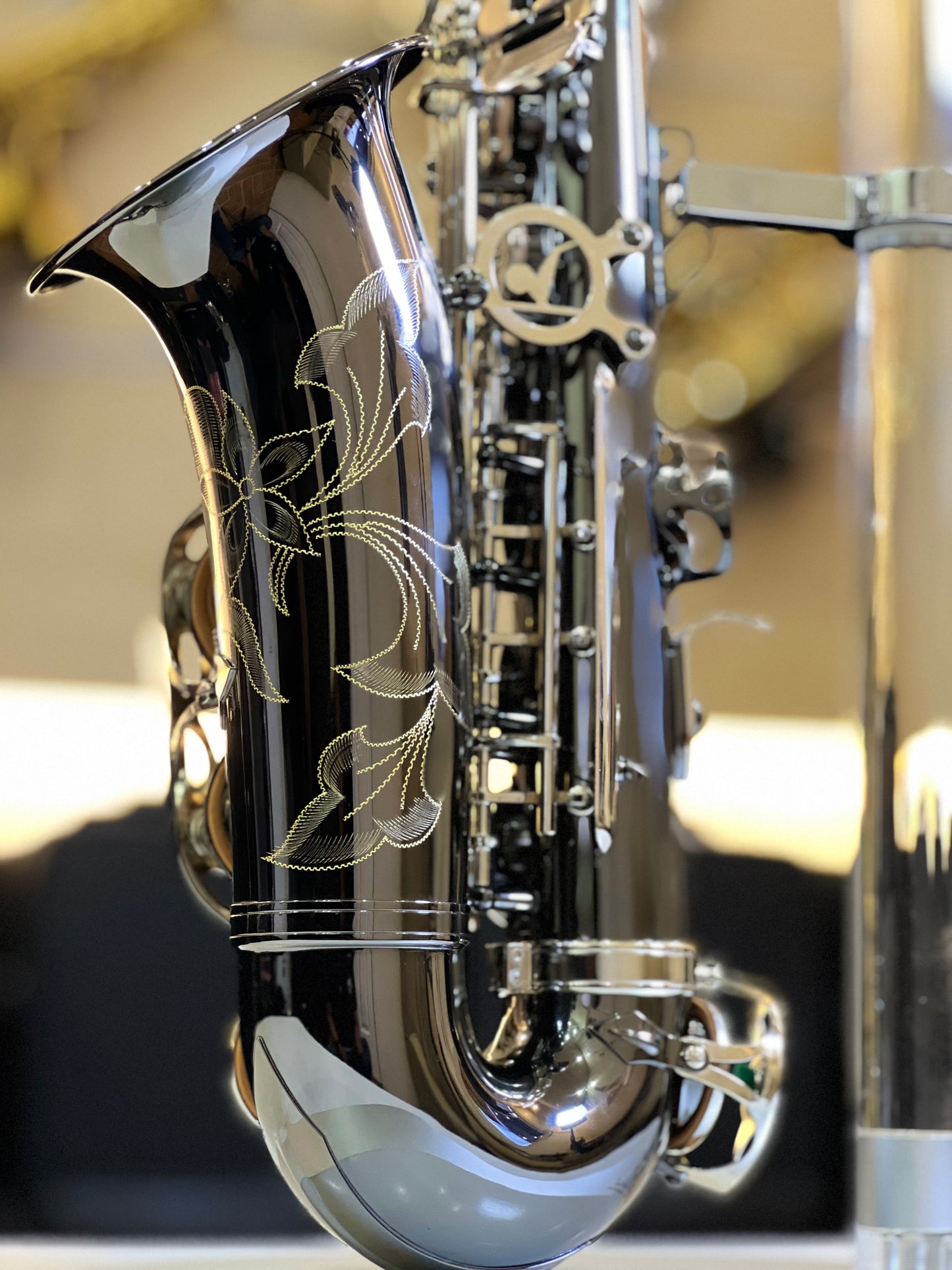 Kaihip Alto Saxophone - Black & Nickel Silver Finish
