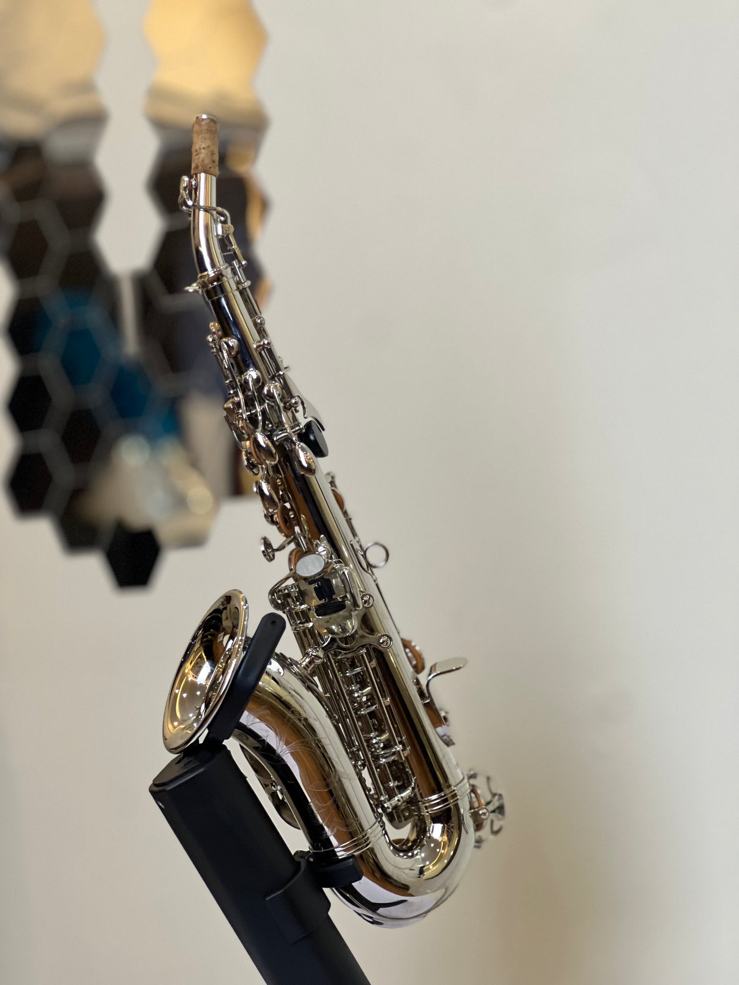 Rookie Curved Soprano Saxophone - Nickel Silver Finish
