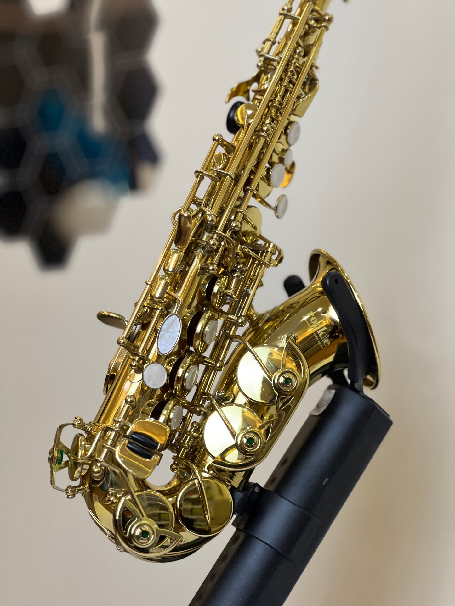 Rookie by SCP Curve Soprano Saxophone - Classic Finish