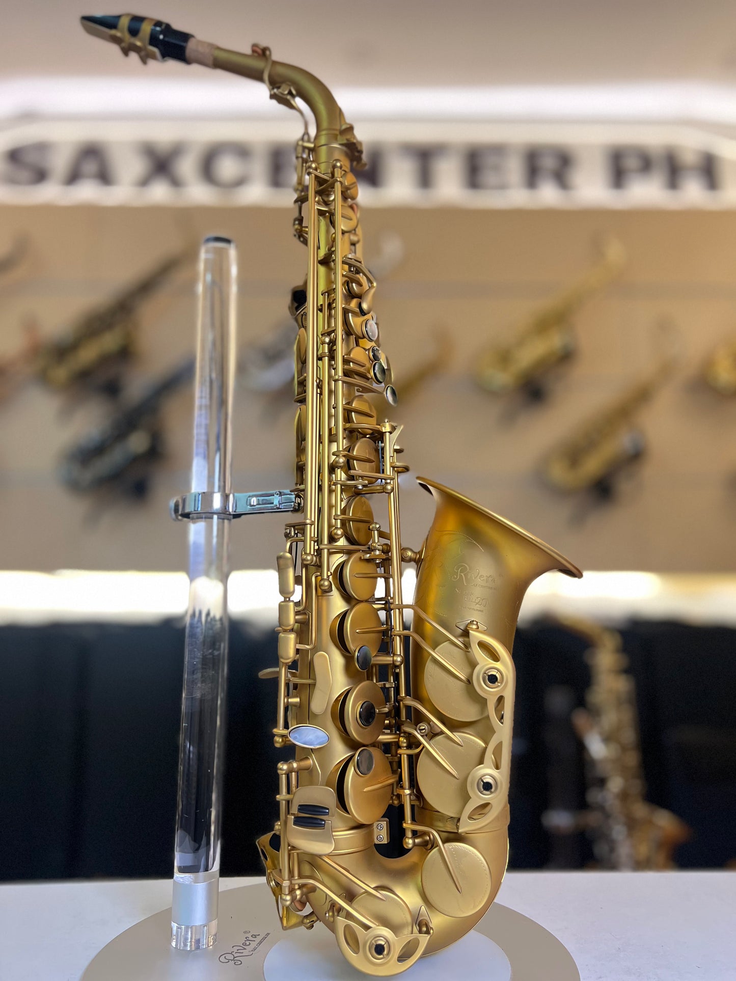 Rivera SB20 Alto Saxophone - Satin Gold Finish
