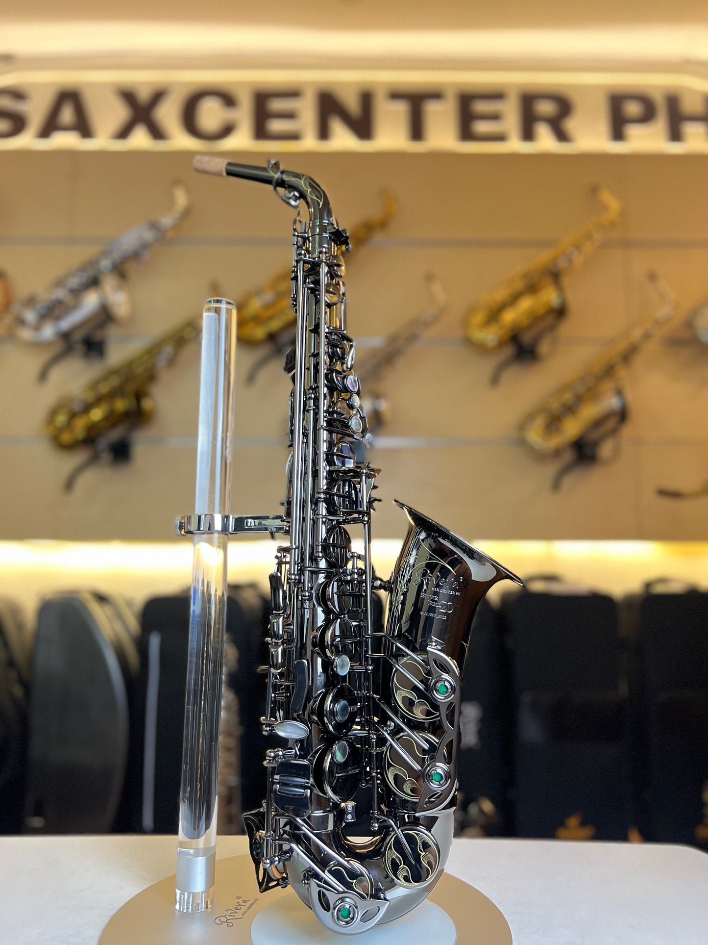 Rivera SB20 Alto Saxophone Black Nickel Finish