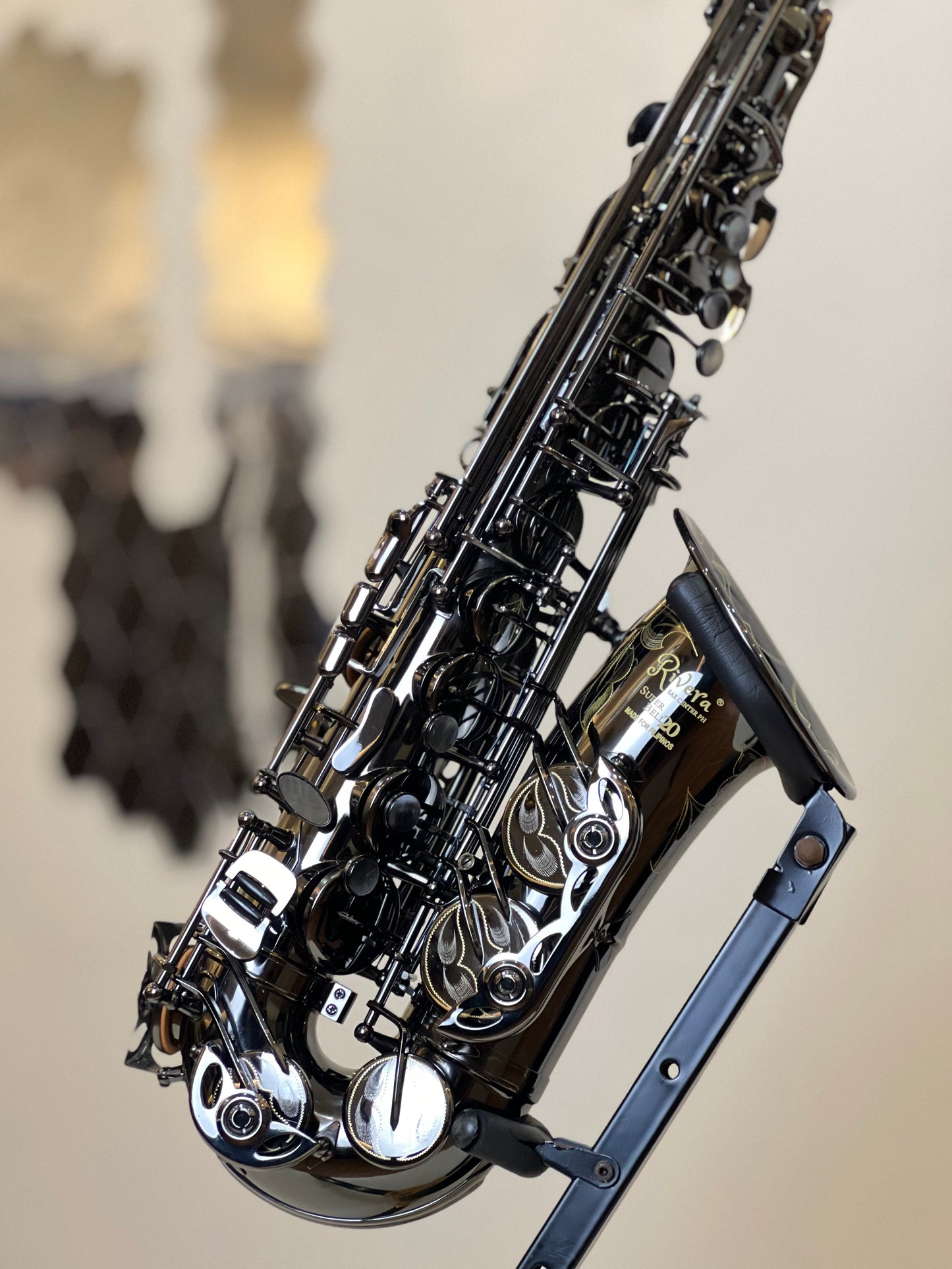 Rivera SB20 Alto Saxophone Black Nickel Finish
