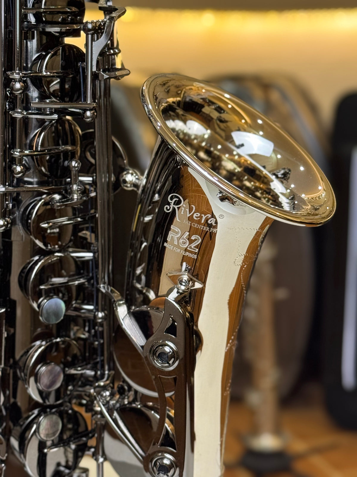Rivera R62 Alto Saxophone - Silver Black Finish