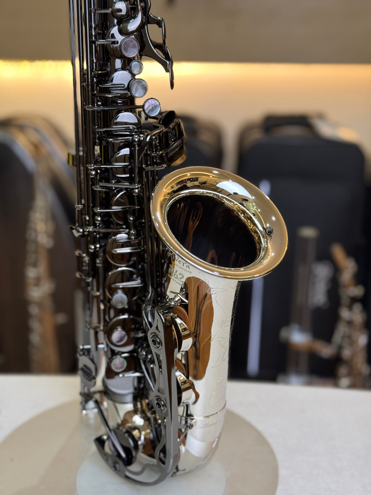Rivera R62 Alto Saxophone - Silver Black Finish