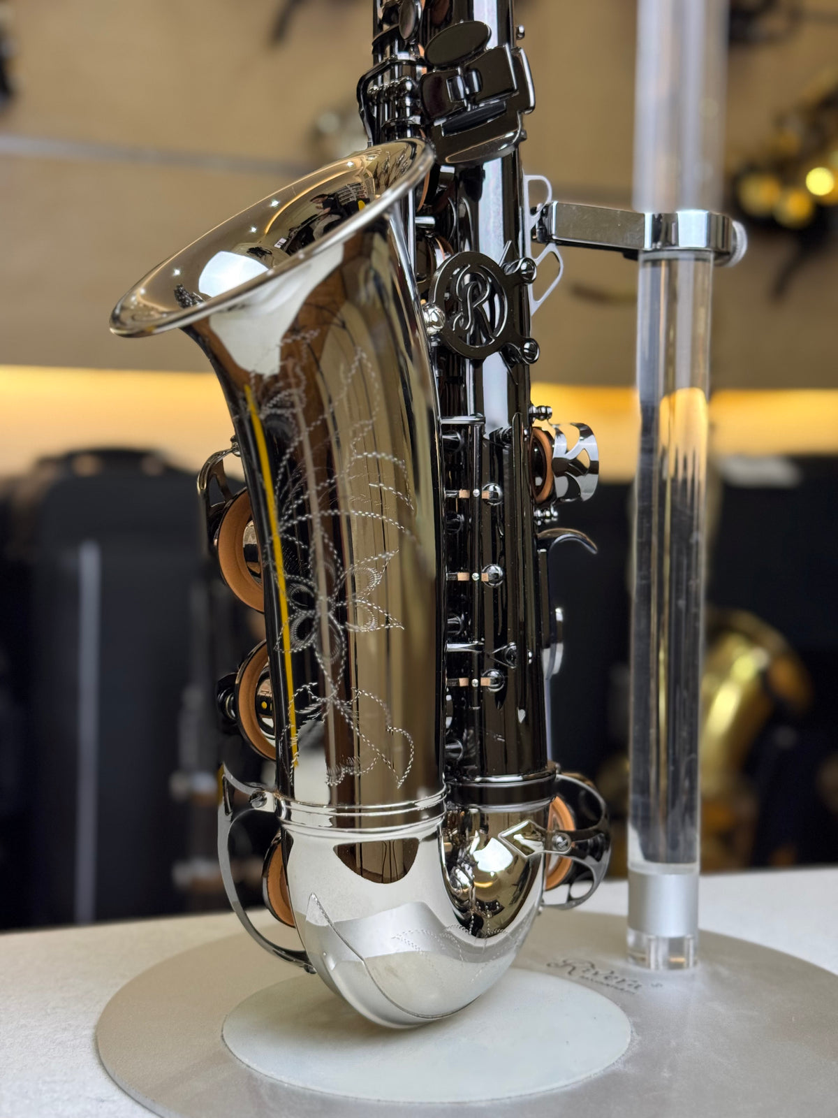 Rivera R62 Alto Saxophone - Silver Black Finish