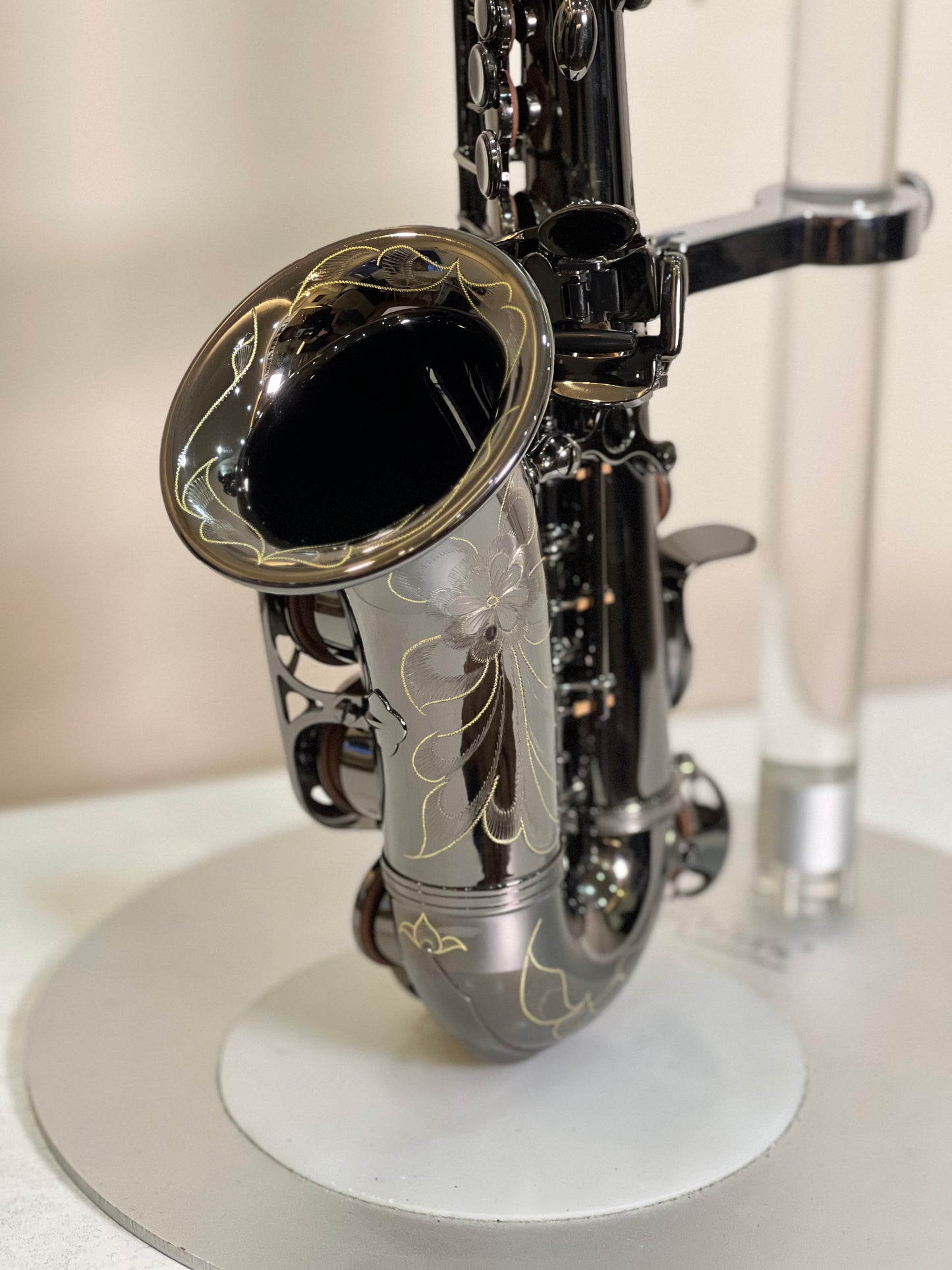 Rivera KSeries Curved Soprano Saxophone - Black Nickel Finish