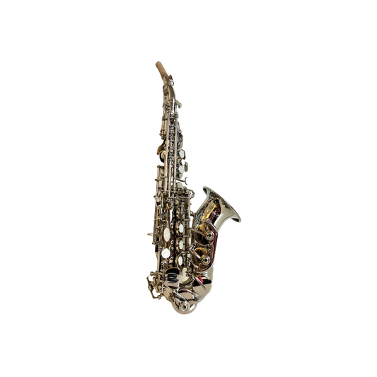 Rookie Curved Soprano Saxophone - Nickel Silver Finish