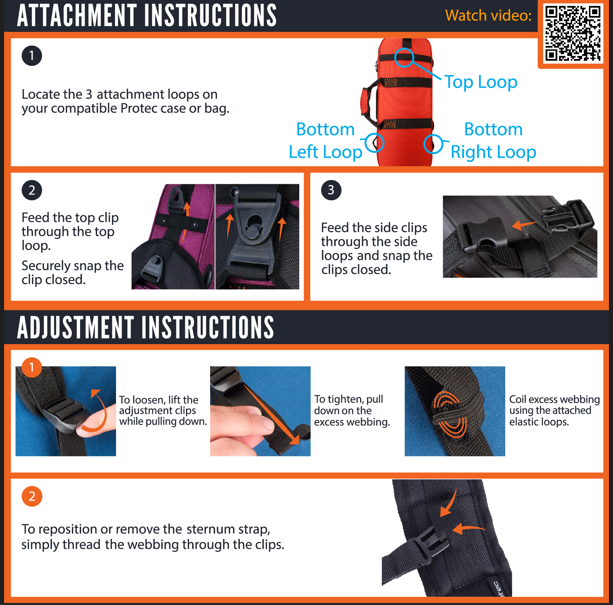 Protec Backpack Strap (Optional)
